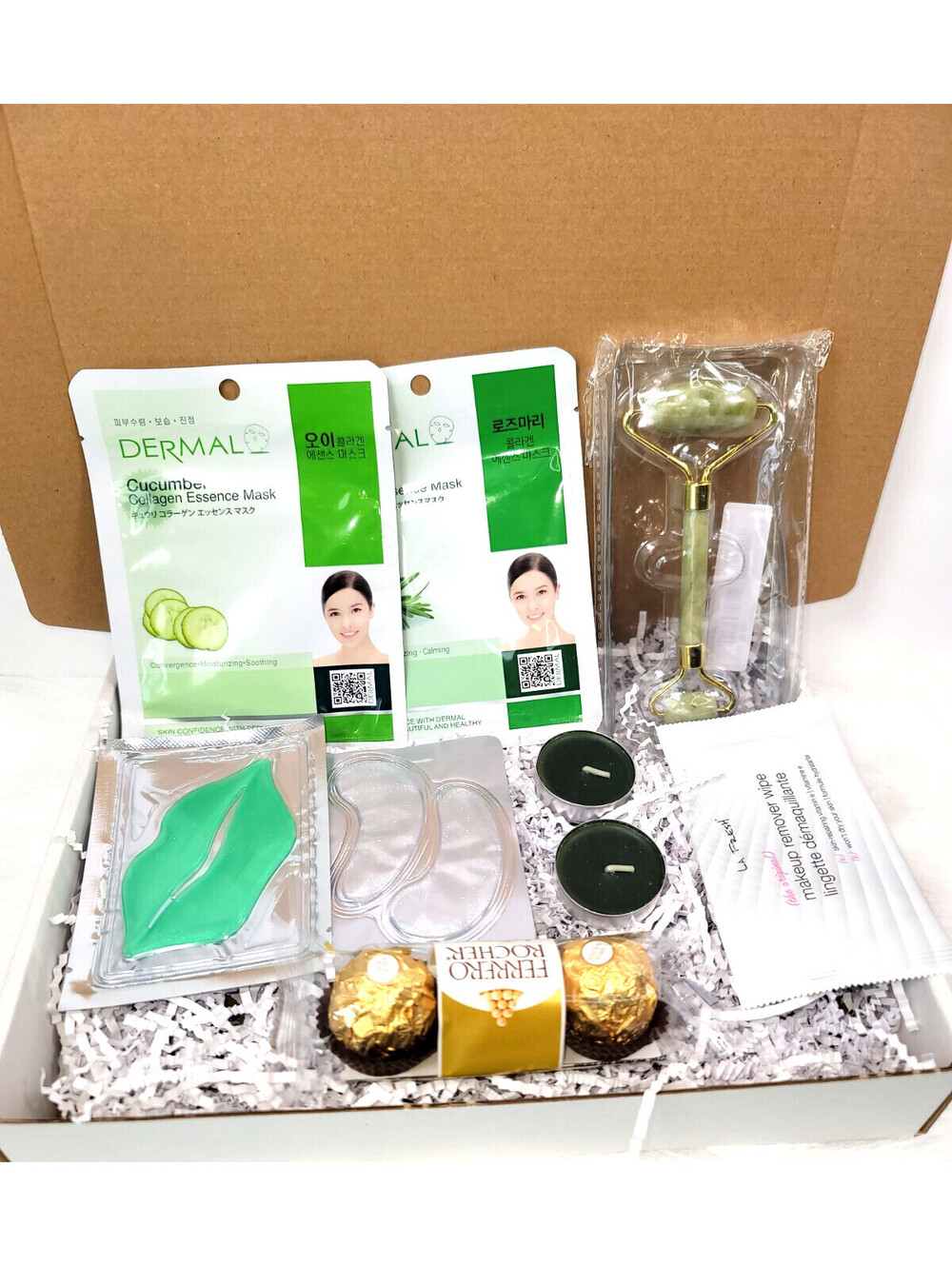 WOMEN TEEN Gift Box Self-Care Basket with Facial Masks